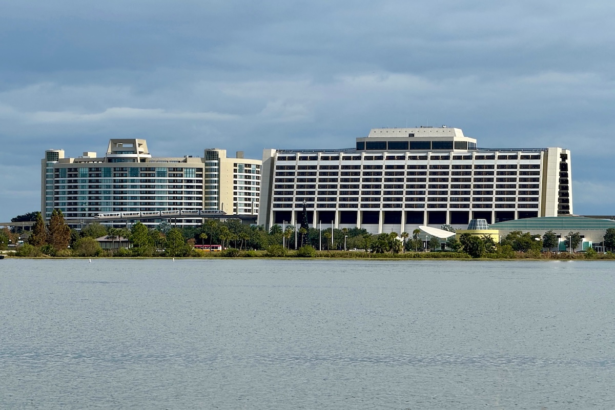 Disneys Contemporary Bay Lake Tower Exterior Day