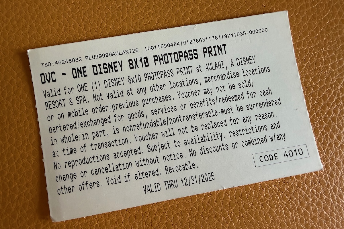 Aulani Perks 2026 MMB Coupon