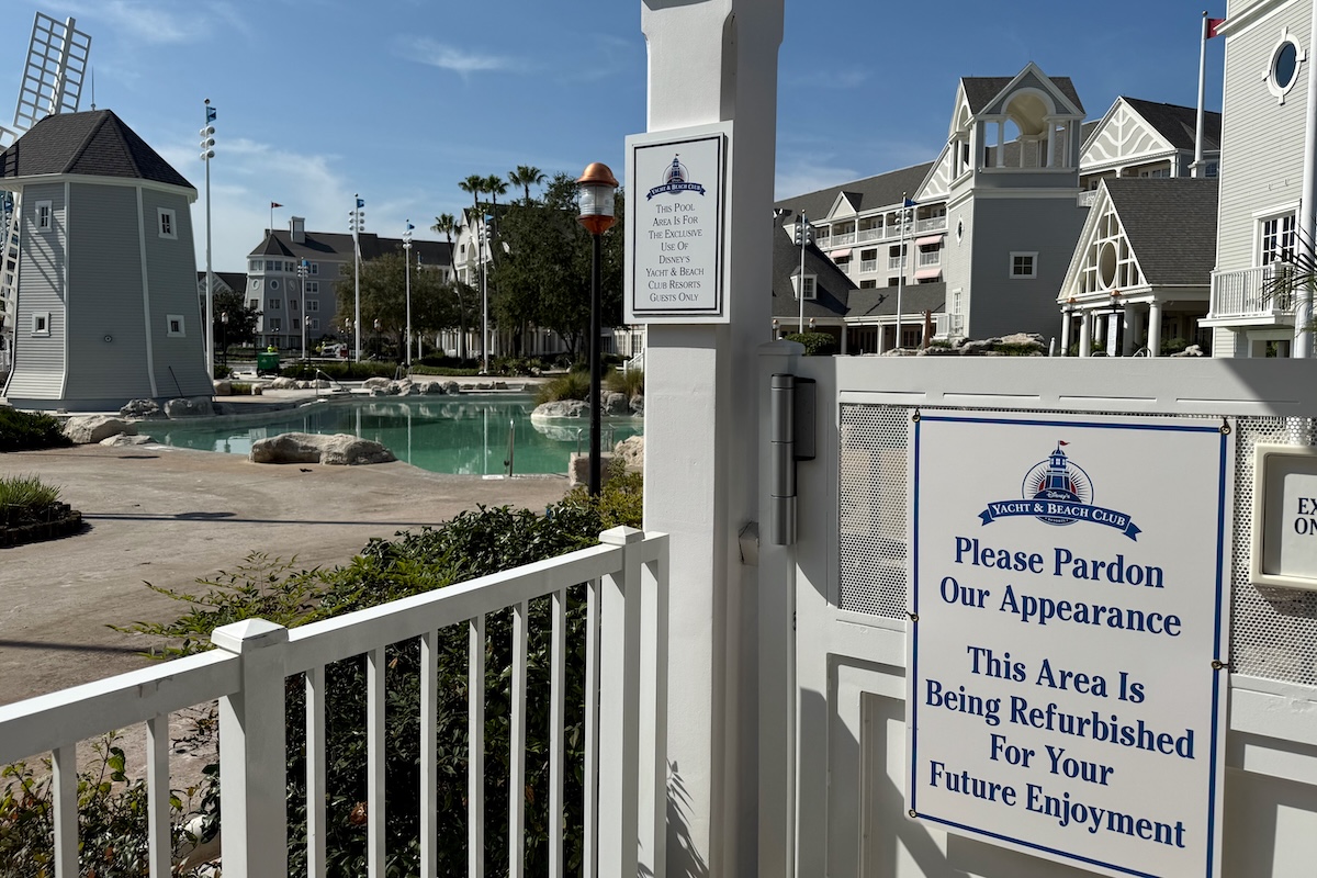 Disneys Beach Club Villas Storamlong Bay Refurbishment 2025