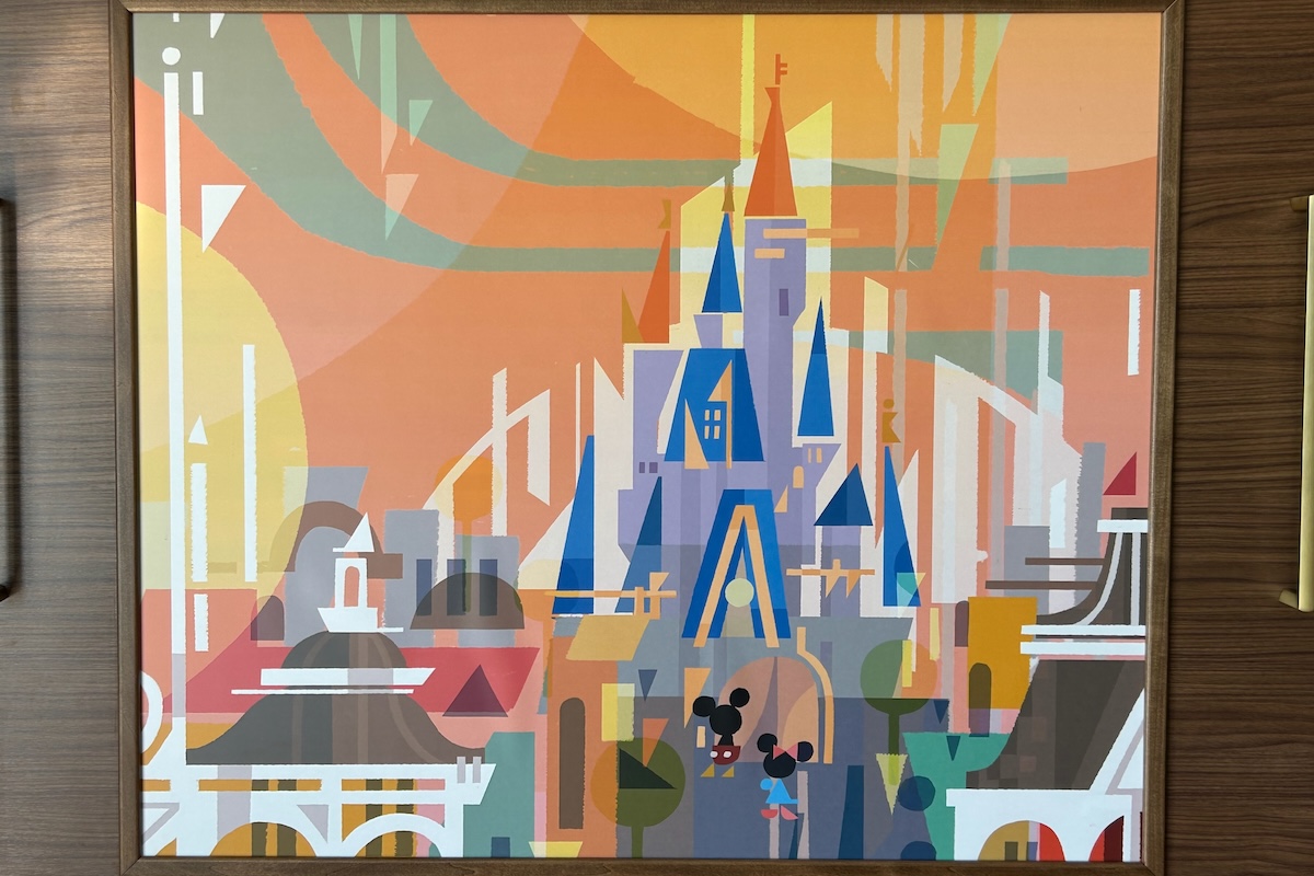 Living room sofa bed artwork