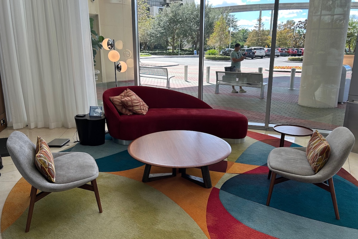 Disneys Bay Lake Tower Exterior Lobby Seating 1