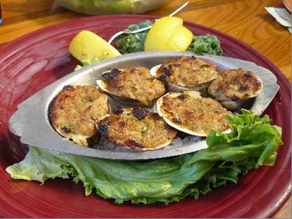 Stuffed Clams at Captain Hirams Stuffed Clams at Captain Hirams