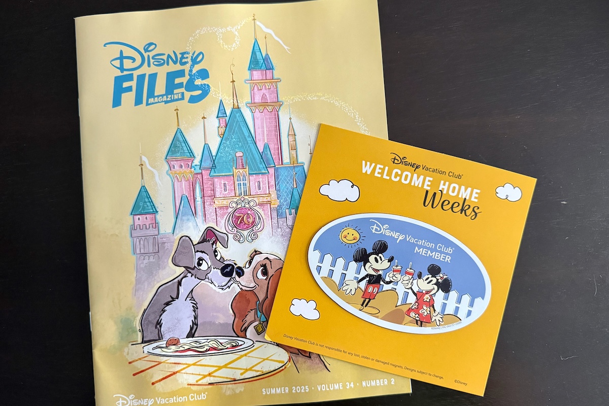 Disney Vacation Club Welcome Home Weeks Magnet 2025 1