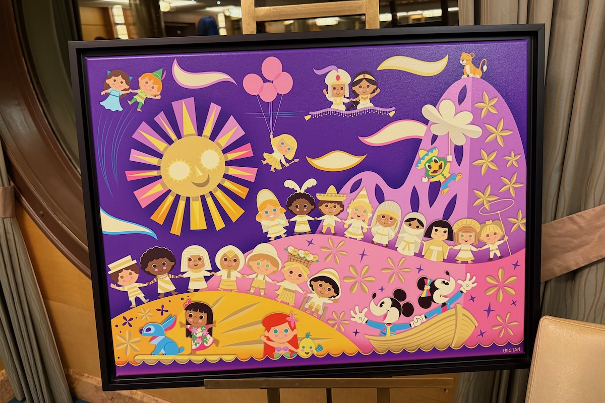 Disney Vacation Club Small World Print 2026