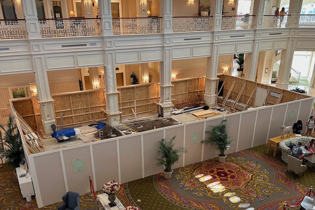 Disneys Grand Floridian Lobby Refurb 202506b