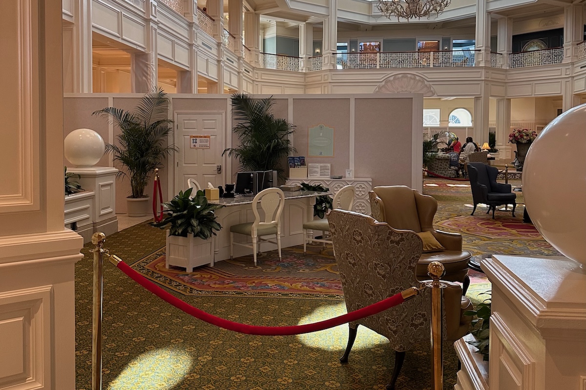 Disneys Grand Floridian Lobby Refurb 202506h